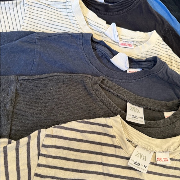 12 Boys’ Long Sleeve Tops Bundle – Zara, Gap, Monica + Andy, 18–24M / Size 2 - Picture 3 of 10